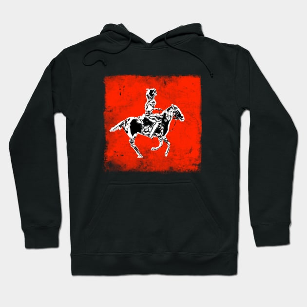 abstract horse riding Hoodie by ElArrogante